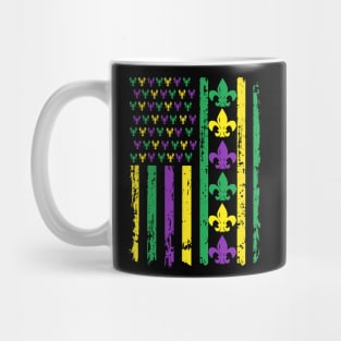 Mardi gras americain flag Mug